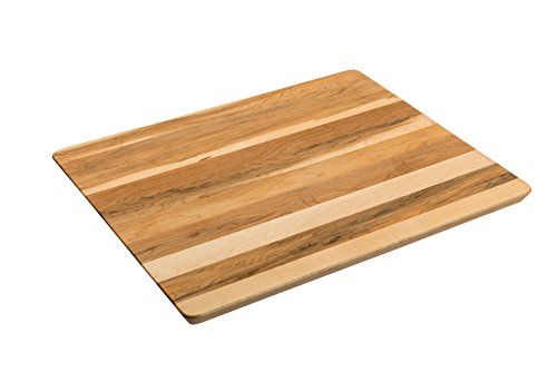 Tabla de cortar rectangular de madera de arce 20x16x0.75 pulg miniatura 4