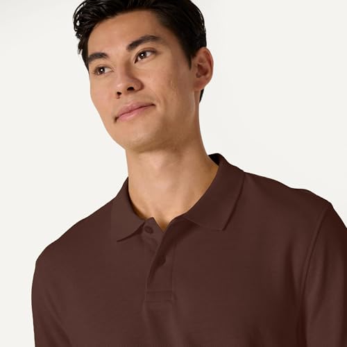 Image of Amazon Essentials Men's Regular-Fit Short Sleeve Cotton Pique Polo Shirt (Available in Big & Tall)