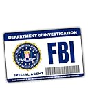 FBI Agent ID Card – Costume Accessory for Halloween, Cosplay & Role Play – for Entertainment Use Only
