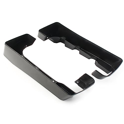 Bacar Stretched Saddlebags Extension Dual, 4 pulgadas Extensiones para Alforjas Rígidas Estiradas para Harley Touring 1994-2013, Sin Pintura miniatura 4