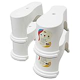 EVRON Toilet Stool 7" Bathroom Squatting Toilet Step Stool for Potty Assistance,Original Compact Fle