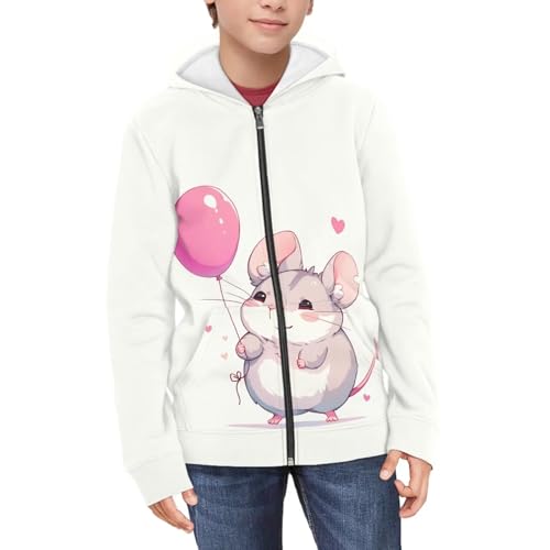 Kids Boys Girls Zip Up Hoodie Sweatshirts Hoody Coat Casual Hoodies with Pocket Fall Sports Hoodies3