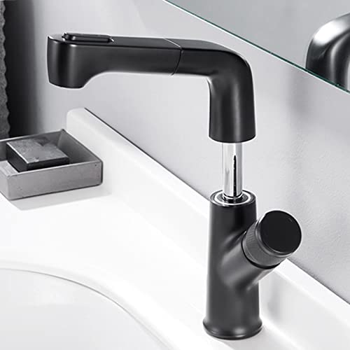Grifo de lavabo con ducha extensible para lavar el pelo cómodamente en el baño 1