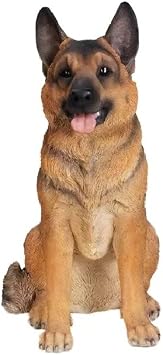 Hi-Line Gift Ltd Sitting Dog - German Shepherd - Large