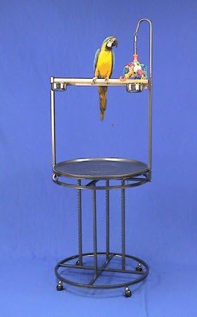 Mauna Loa Lookout Bird Playstand - 28”W X 60”H - Black Vein