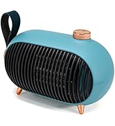 METKIIO Space Heater &ndash; Portable Mini Heater for Home and Office &ndash; Energy-Efficient Small Space He...