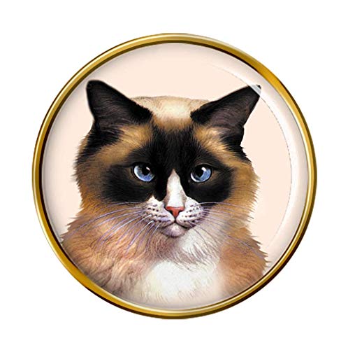 Preisvergleich Produktbild Giftshop UK Ragdoll Katze Anstecker
