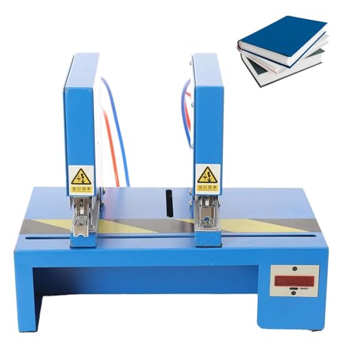 Maquina de encuadernacion electrica de 300 grapados por minuto y cosedora inteligente