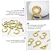POPETPOP 10pcs Metal House Number Stickers Solar Numbers Decorative Door Decal Address Sticker No Tool Required