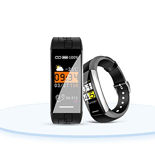 rastreador de fitness, rastreador de actividad impermeable con podómetro, contador de pasos, reloj y monitor de sueño, contador de calorías, pulsera inteligente delgada para niños, mujeres y hombres