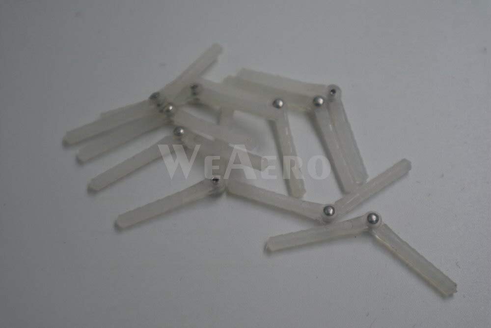 10pcs * Super Light Pivot Pinned and Round Hinges D2.5xL47xW10mm