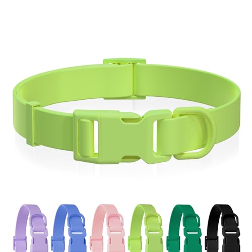 Kidding Pets Waterproof Rubber Dog Collar, Odor-Resistant and Easy to Clean, Ideal for Daily Walks, Rainy Days, Swimming and Hiking, Fits Small Medium and Large Dogs