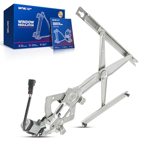 Image of KAX 748-212 Power Window Regulator with Motor Front Left Driver Side Compatible with Ford F-250 Super Duty, Ford F-350 Super Duty, Ford Excursion, F-750, F-450 Super Duty, F-550 Super Duty, F-650,