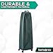 Samsonite Fairway Molded Golf Travel Cover 6555GRN, Green Polycarbonate Hard Case, Golf Bag Luggage, Ideal for Airlines