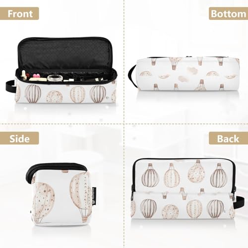 Bolsa de viaje Air Balloons Marble para herramientas de cabello, tapete resistente al calor para planchas y tenazas, organizador portátil para accesorios de cuidado capilar miniatura 5