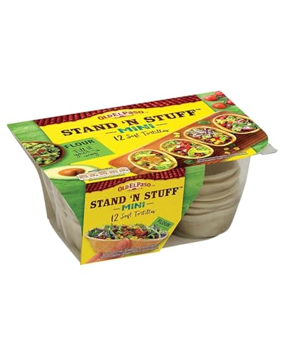 Old El Paso Mini Standn Stuff Soft Tortilla - Mexikanische Tortillas aus Weizen in Schalenform - 1 x 145 g