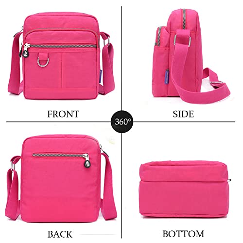 Crossbody Bag Purse For Women Nylon Waterproof Shoulder Handbags Casual Travel Messenger Bag Lightweight Pocketbooks3