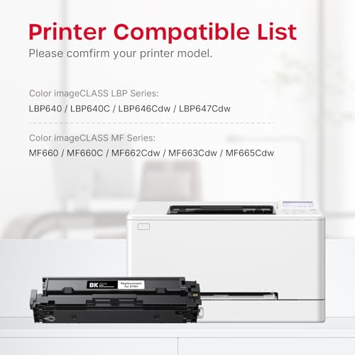 Image of 075H Toner Cartridge Set 4-Pack Replacement for Canon 075H 075 Printers