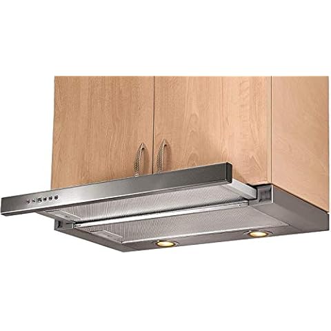 RADIALITIC KÜGERR A100S 60cm | Extrem Leise Flachschirmhaube | Patentierte Lautlosigkeit Technologie | ab 40dB | Abluft - Umluft | 2 Jahre Garantie | Edelstahl | LED Cover