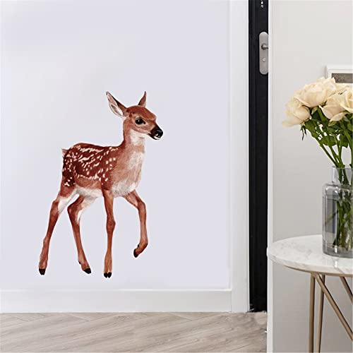 Vinilo decorativo ciervo para pared, vinilo removible e impermeable miniatura 3