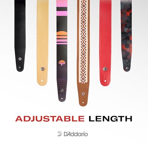 Image of Planet Waves 25BL01 Basic Leather Guitar Strap (Brown)