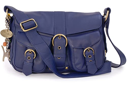 Sac bandoulière femme cuir au quotidien - Sacoche moyenne Louisa pour active urbaine
