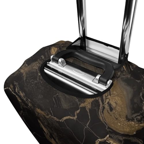 Gold Black Marble Luggage Cover, Elastic Luggage Protector Fits 19-32in Suitcases, Washable & Anti-Scratch Suitcase Cover for Men Women XL 5