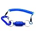 Evaty Magnetic Aluminum Alloy Net Release Holder Keychain Fly Fishing Net Retractor Fishing Net Keeper Magnet Clip Landing Net Connector for Fishing Hooks, Lures, Flies, Trout Line, Keys (Blue)