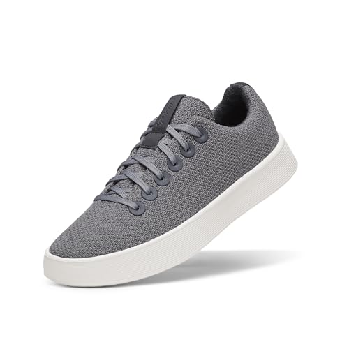 Allbirds Men’s Cruiser, Lightweight Walking Court Sneaker Shoes - Medium Grey (Blizzard Sole) - 10.5 Medium