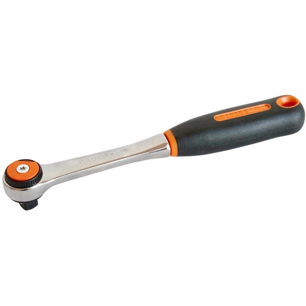 Bahco 3/8 in Ratchet Handle, Square Drive With Ratchet Handle