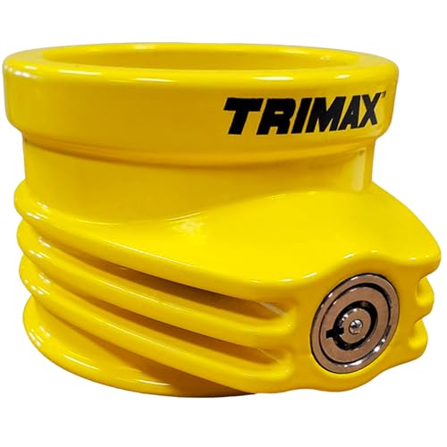 Trimax - TFW60-5th Wheel King Pin Lock-Heavy Duty Anti-Theft Trailer Lock, Rugged Alloy Construction, Weatherproof Epoxy Coating, Easy Installation