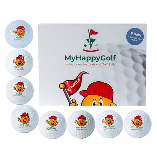 Golf Ball Gift Pack - 8 Golf Balls & Accessories | Funny Golf Gift for Men and Women | Golf Balls for Mom, Dad, and Golfers - Includes 3-in-1 Brush, Divot Tool, Hat Clip, Towel, and Tee Box