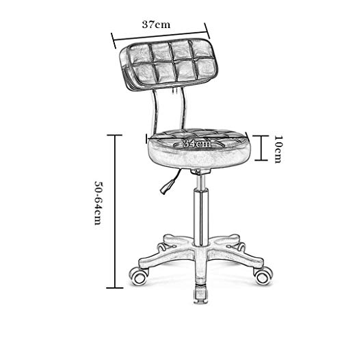 Chaise de bar à bars blanche design pour table de bureau et salon - 3
