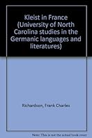 Kleist in France B0007ECAG6 Book Cover