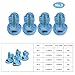 Banziaju Paw ProtectorsSummer Dog Sandals Breathable Mesh Dog Shoes Puppy Shoes for Hot Pavement Soft Sole Paw Protectors for Small Dogs Blue Size 3