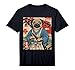 Pug Samurai Art Japanese Warrior Dog Kawaii Anime Vintage Performance T-Shirt
