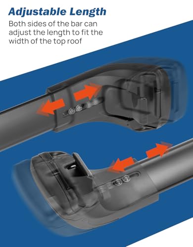 Image of JOYTUTUS 300LBS Lockable Roof Rack Compatible with Chevy Suburban, Tahoe, GMC Yukon & Yukon XL, Cadillac Escalade ESV 2021-2026, Anti-Theft Aluminum Car Crossbars Crossbar for Rooftop Cargo Carrier