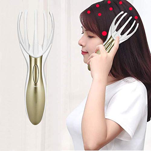 Preisvergleich Produktbild Abnaok Kopfmassagegerät mit Vibration für Kopf Massage, Kopfmassage Elektrisch für Entspannung