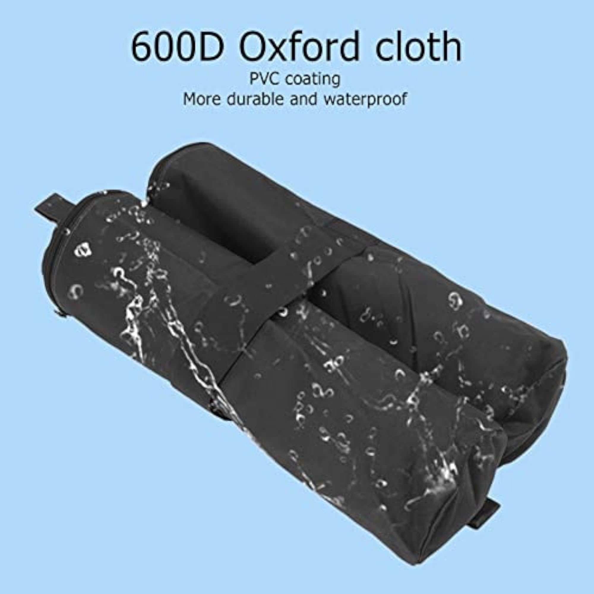 Heavy Duty Sand Bags for Canopy, Black