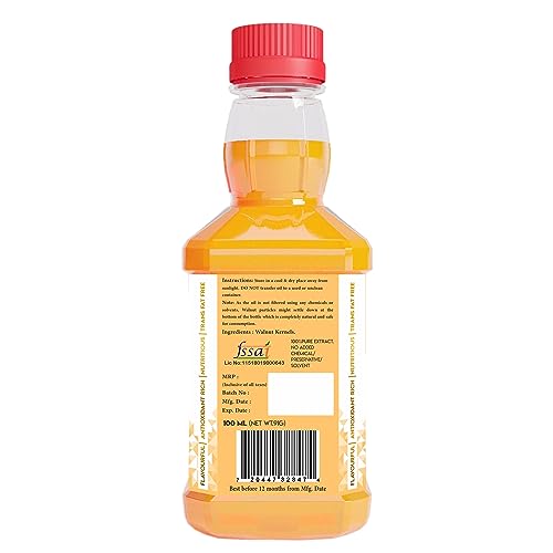 Image of IndicWisdom Wood Pressed Walnut Oil 100 ml (Cold Pressed Walnut Oil - Extracted on Wooden Churner) (Pack of 3)