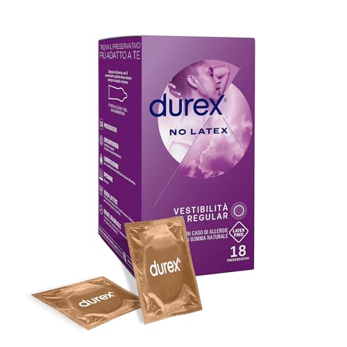 Durex Preservativi Senza Lattice, 18 pz