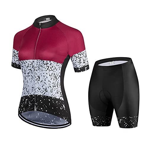 Conjuntos femininos de jérsei de manga curta para ciclismo e bicicleta de estrada PP-4PP, 1, 4G