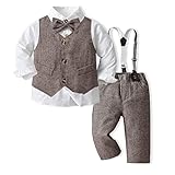 Weiße Hemdendesigns mit langen Ärmeln und Retro-Knöpfen, Fliege; und passt zu einer Weste mit spitzem Saum.