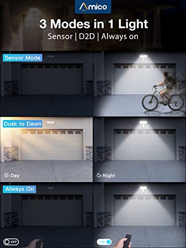 40W Remote Controlled Led Security Light Motion Outdoor, 4000Lm Bright Security Light With Remote, 2700-6500K Stepless Adjustment, Ip65 Waterproof, Motion Activited Light For Porch, Yard, Entryways #TOP2