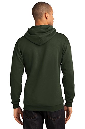 Port & Company Men's Comfort Perfect Hooded Long Sleeve Sweatshirt,XX-Large,Olive3