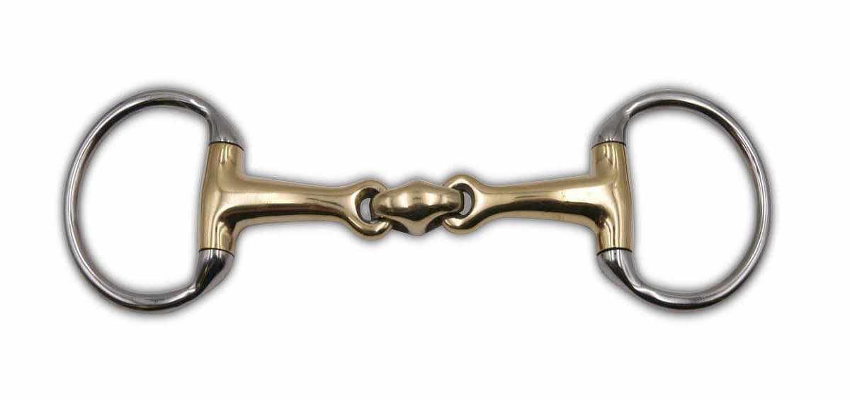 AMKA Mors à tête d'olive double cassée Argentan 16 mm