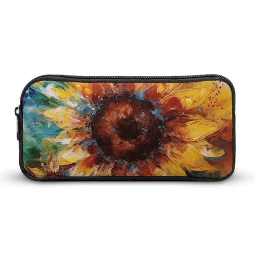 Estuche para lápices de gran capacidad, organizador multicolor con diseño a