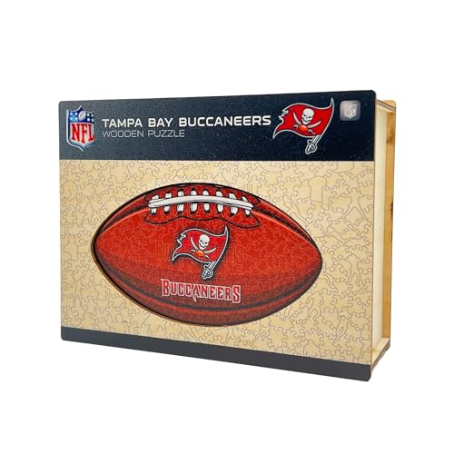 Iconic Puzzles, Tampa Bay Buccaneers crest, 100% eco-sustainable wooden puzzle with official license NFL, size S, 150 pieces - Image 3