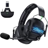 Fachixy Gaming Headset Wireless Für Xbox Series X|S|One, PC, PS5, PS4, Switch, 2.4GHz & Bluetooth 5.4 Headset Kabellos mit Mikrofon, Geringe Latenz Noise Cancelling, Faltbar, 50H Akkulaufzeit