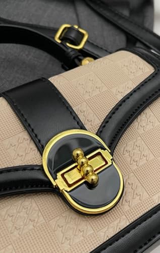 URAWOW Flap Shoulder Bag Vegan Leather Top Handle Satchel Handbag Smalll Crossbody Clutch Purse4